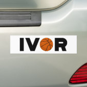 Sticker pare-chocs Ivor Basketball (En voiture)
