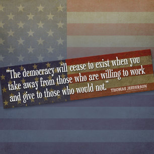 Sticker pare-chocs Jefferson