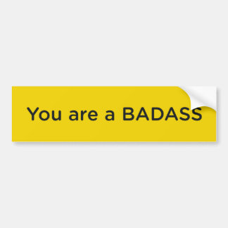 Sticker pare-chocs Jen Sincero Badass