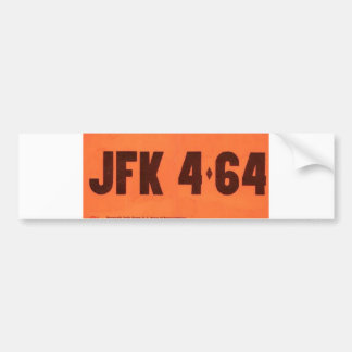 Sticker pare-chocs JFK 464 Style de licence