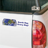 Sticker pare-chocs jour des terres tous les jours (Sur camion)