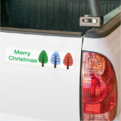 Sticker pare-chocs Joyeux Noël (Sur camion)
