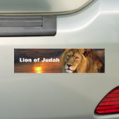 Sticker pare-chocs Lion de la collection Judah (En voiture)