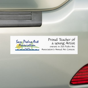 Sticker pare-chocs - Logo SPAA et professeur fier