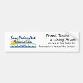 Sticker pare-chocs - Logo SPAA et professeur fier (Devant)