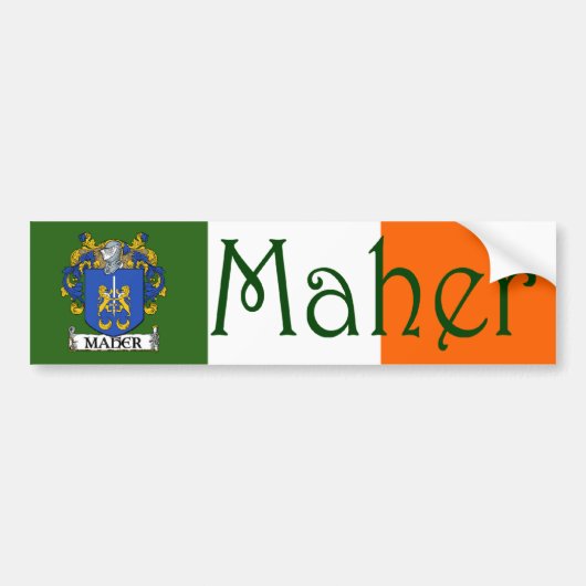 Sticker pare-chocs Maher Coat d'armoiries (Devant)