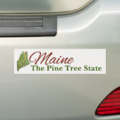 Sticker pare-chocs - MAINE (En voiture)