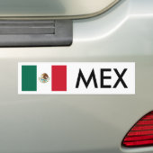 Sticker pare-chocs Mexique (En voiture)