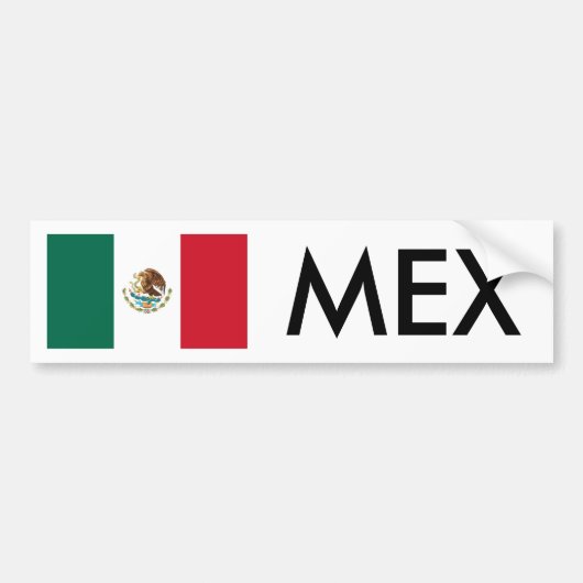 Sticker pare-chocs Mexique (Devant)