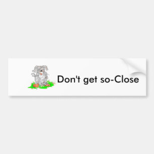 Sticker pare-chocs Ne pas obtenir si- Fermer