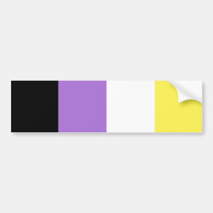 Sticker pare-chocs non binaire