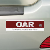 Sticker pare-chocs OAR (En voiture)
