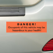 Sticker pare-chocs Occupants (En voiture)