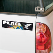 Sticker pare-chocs Peace (Sur camion)