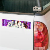 Sticker pare-chocs Peace (Sur camion)