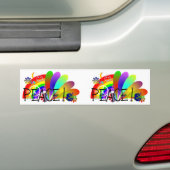 Sticker pare-chocs Peace (En voiture)