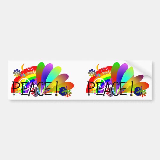 Sticker pare-chocs Peace (Devant)