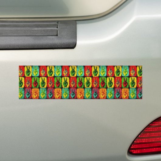 Sticker pare-chocs Peace (En voiture)