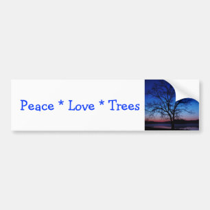 Sticker pare-chocs Peace Loes