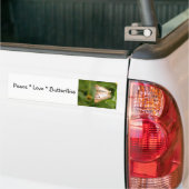 Sticker pare-chocs Peace Love (Sur camion)