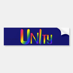 Sticker pare-chocs personnalisé UNIty