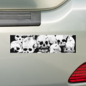 Sticker pare-chocs Pile-O-Skulls (conception 2) (En voiture)