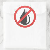 Sticker pare-chocs - Plus d'huile (Sac)