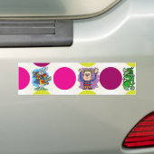 Sticker pare-chocs pois (En voiture)