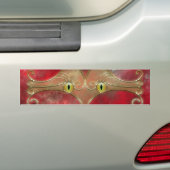 Sticker pare-chocs pour chats-yeux (En voiture)
