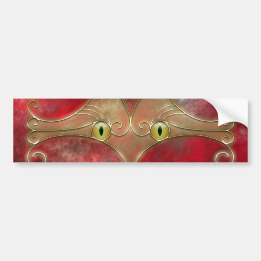 Sticker pare-chocs pour chats-yeux (Devant)