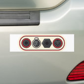 Sticker pare-chocs pour connecteurs audio (En voiture)