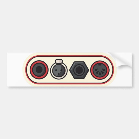 Sticker pare-chocs pour connecteurs audio (Devant)