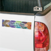 Sticker pare-chocs pour Humour de courbure (Sur camion)