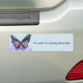 Sticker pare-chocs pour Imaginaire papillon (En voiture)
