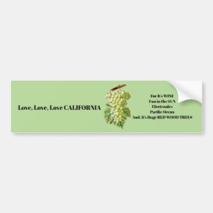 Sticker pare-chocs pour l'État de Californie