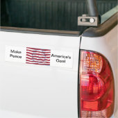 Sticker pare-chocs pour l'objectif de paix de l'Am (Sur camion)