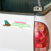 Sticker pare-chocs pour serpents vivants (Sur camion)