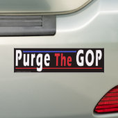 Sticker pare-chocs 'Purge The GOP' (En voiture)
