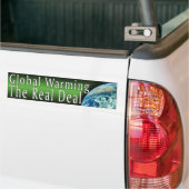 Sticker pare-chocs réchauffement climatique (Sur camion)