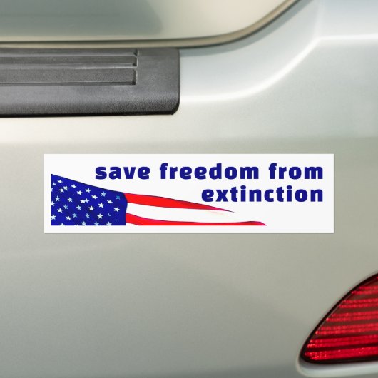 Sticker pare-chocs Save Freedom (En voiture)