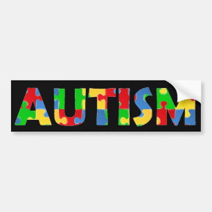 Sticker pare-chocs sensibilisation sur l'autisme