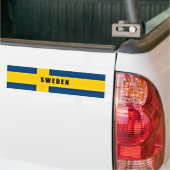 Sticker pare-chocs Suède (Sur camion)