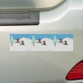 Sticker pare-chocs sur les pentes (En voiture)