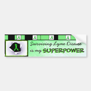 Sticker pare-chocs survivant de la maladie de Lyme