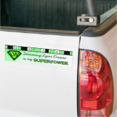 Sticker pare-chocs survivant de la maladie de Lyme (Sur camion)