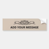 Sticker pare-chocs Tendances Couleur Douce (Devant)