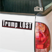 Sticker pare-chocs "Trump LOST" (Sur camion)