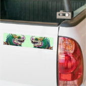 Sticker pare-chocs Twin Dragons (Sur camion)