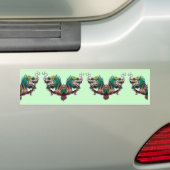 Sticker pare-chocs Twin Dragons (En voiture)