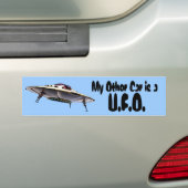 Sticker pare-chocs UFO (En voiture)